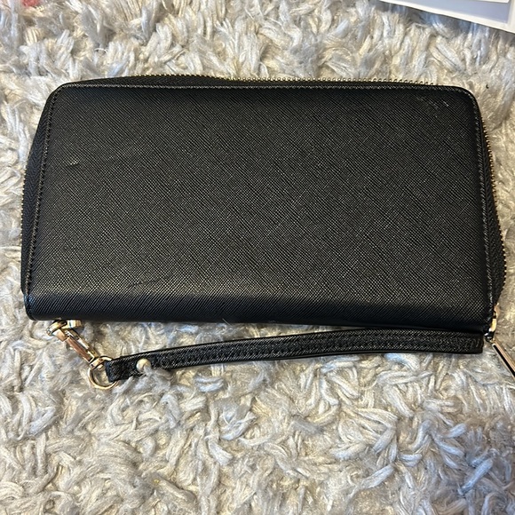 Black large wallet clutch - Picture 2 of 5